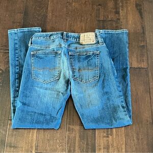 American Eagle Outfitters Dark Blue Slim Jeans Size 28